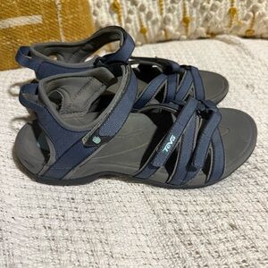 Teva Dark Blue and Charcoal Strappy Sandals